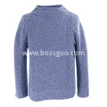 Boy's Knitted Roll Neck pullover Cable Sweater Top